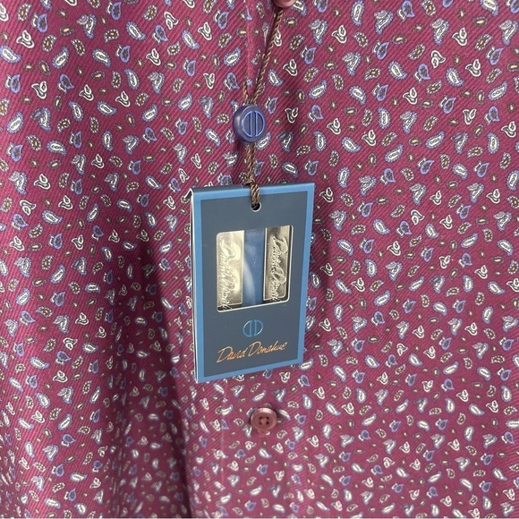 NWT David Donahue Longsleeve Button Down Shirt - Picture 5 of 8
